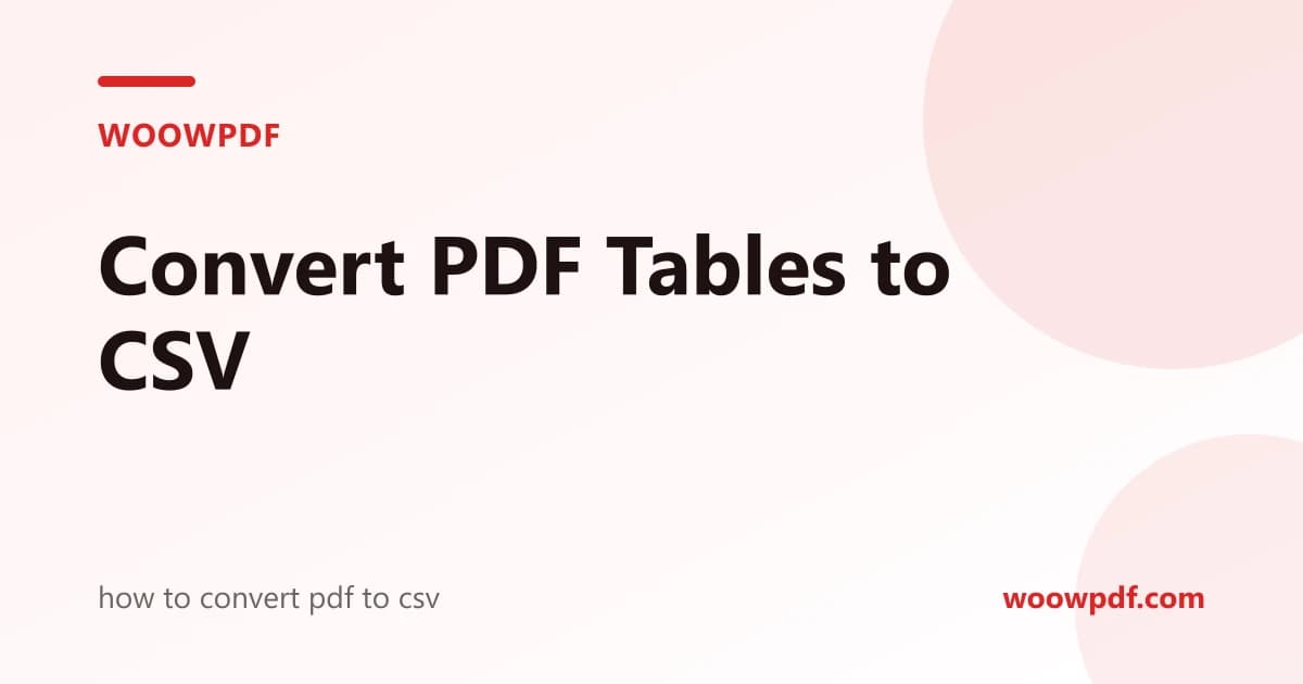 How to Convert PDF to CSV for Free (Tables, Statements, Lists)
