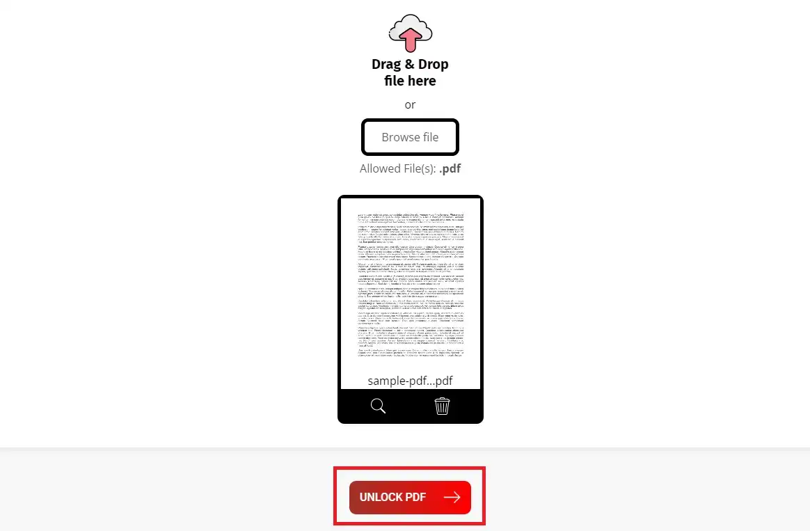 How to Unlock PDF Files: Step 2: Unlock Your PDF