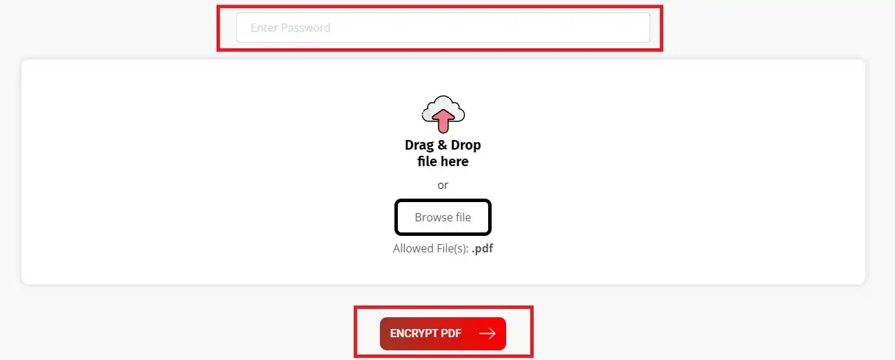 How to Encrypt PDF Files: Step 2: Add a Password
